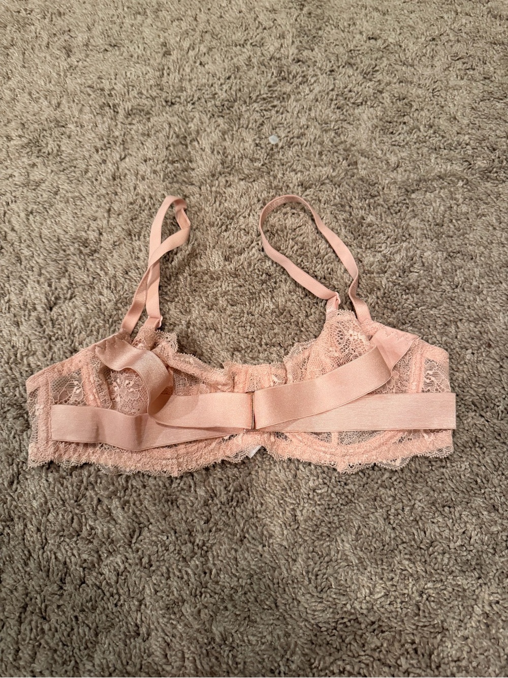 Adore Me Lace Bralette in Light Peach